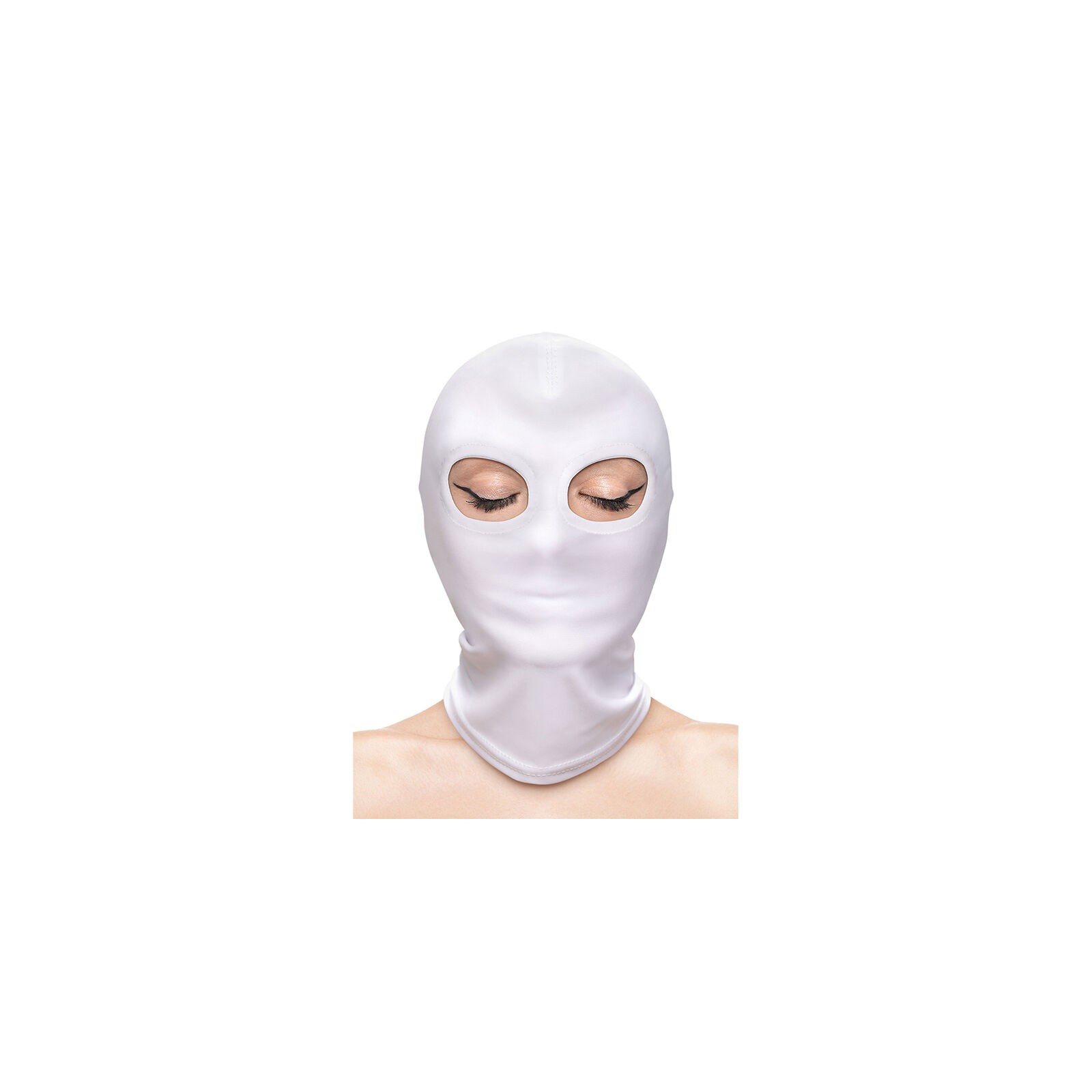 Fetish & Fashion Eye Opening Mask White Nylon