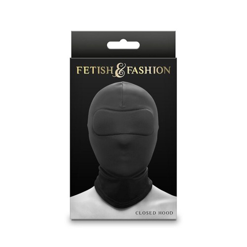 Fetish & Fashion Full Face Mask Black Nylon