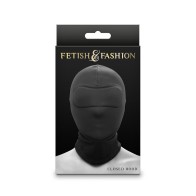 Fetish & Fashion Full Face Mask Black Nylon