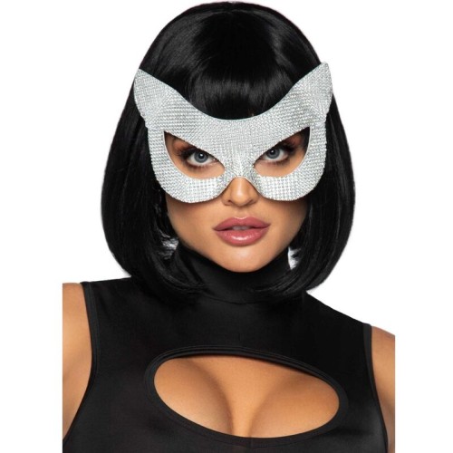 Elegant Diamond Cat Mask by Leg Avenue