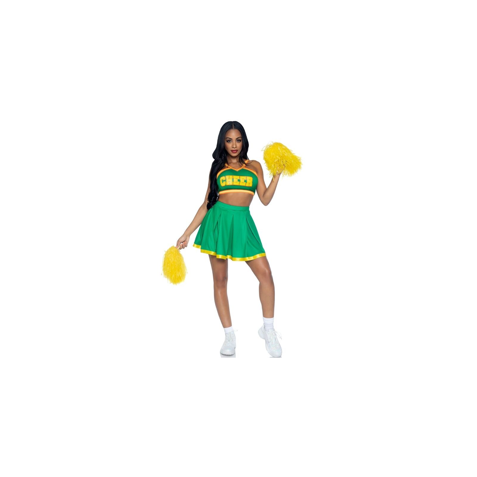 Leg Avenue Cheerleader Costume Green S/M