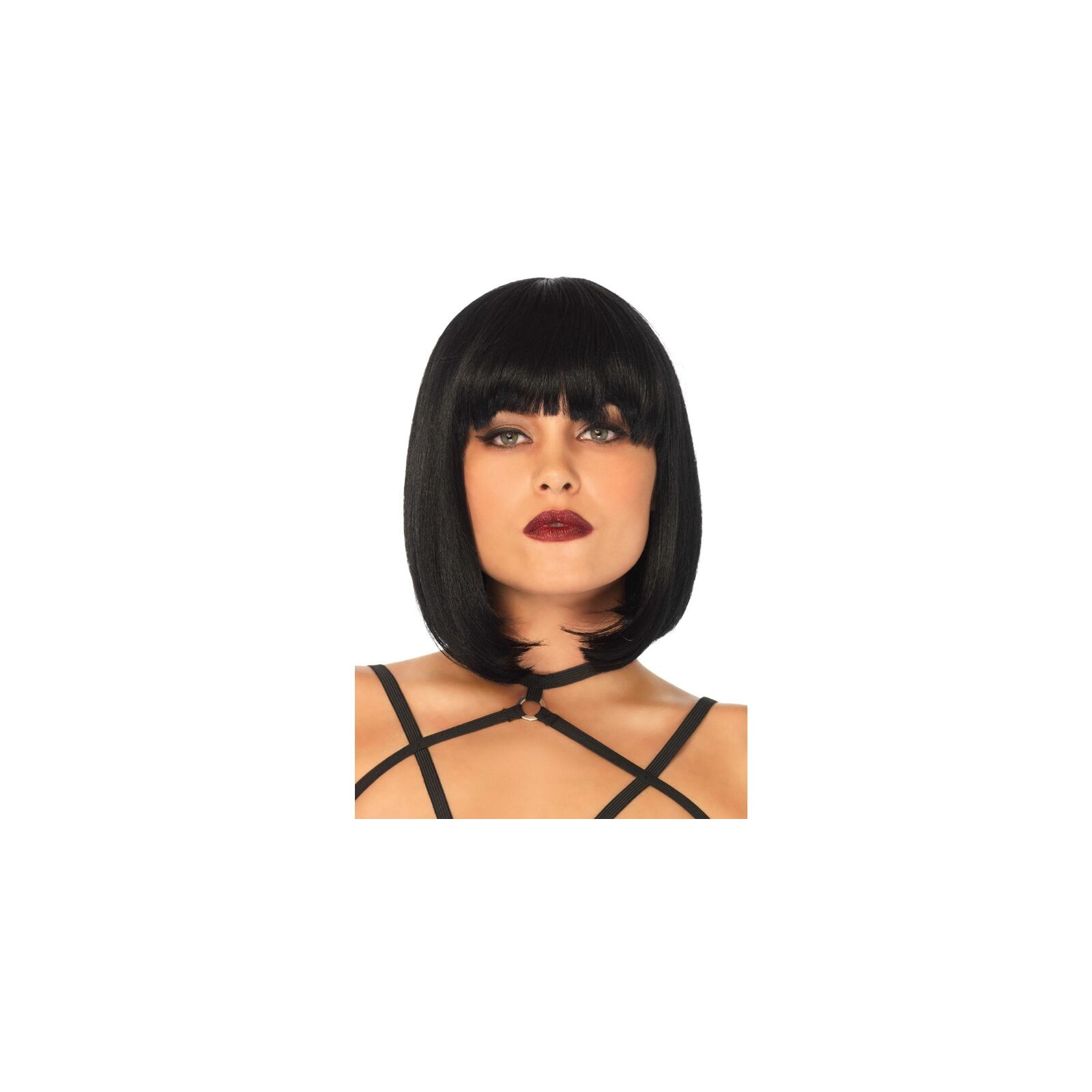 Leg Avenue Short Black Bob Wig