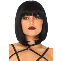 Leg Avenue Short Black Bob Wig