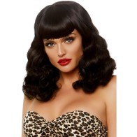 Leg Avenue Retro Curly Wig Black