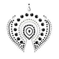 Bijoux Indiscrets Flamboyant Black & Silver - Intimate Jewelry