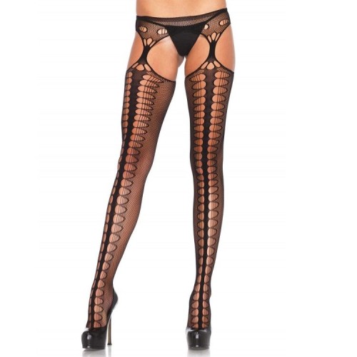 Exclusive Black Gartered Stockings for Seductive Looks