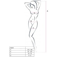 Passion Bodystocking Blanco Talla Única