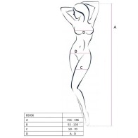 Passion BS036 Bodystocking Negro Talla Única