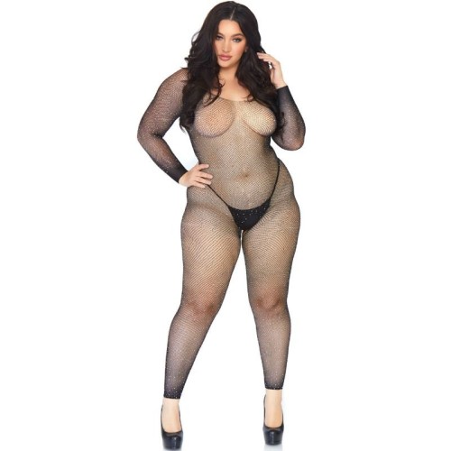 Leg Avenue Red Net Bodystocking 1X-2X