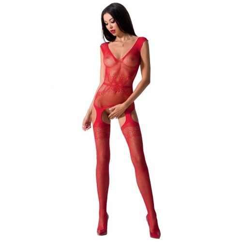 Passion - Bodystocking Rojo Talla Única BS062