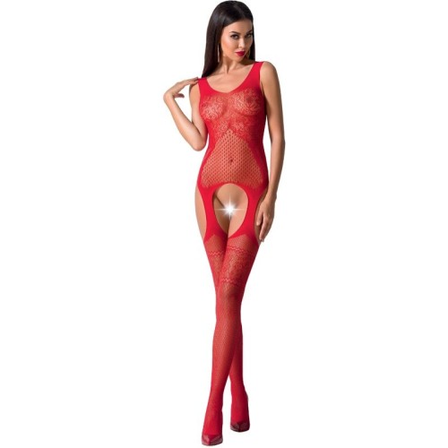 Passion - Woman BS061 Bodystocking - Rojo Seductor