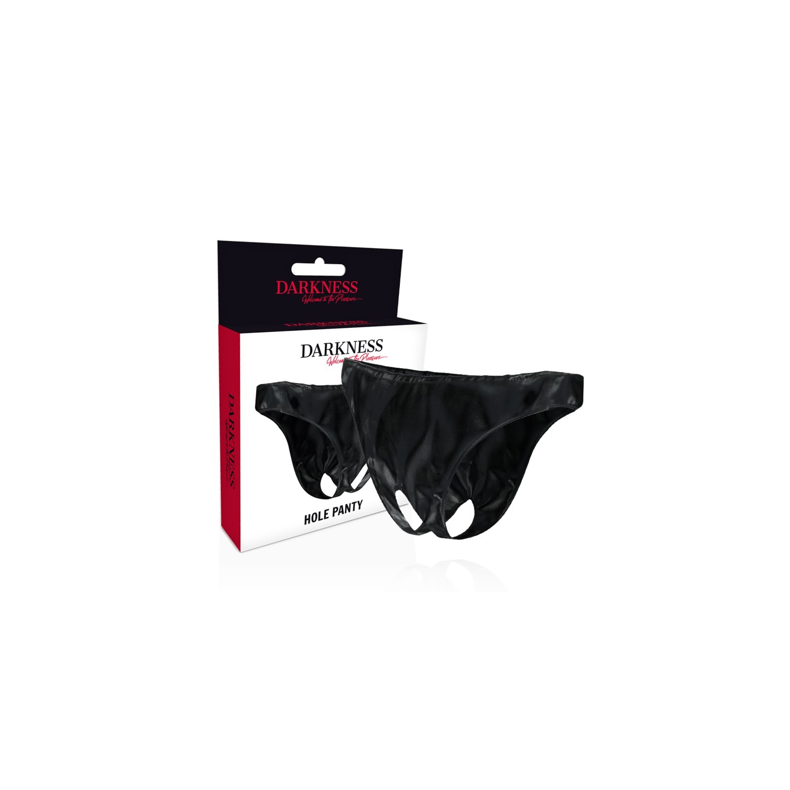 Panties Unisex Con Abertura Darkness Para Juegos de Fantasía