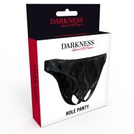 Panties Unisex Con Abertura Darkness Para Juegos de Fantasía