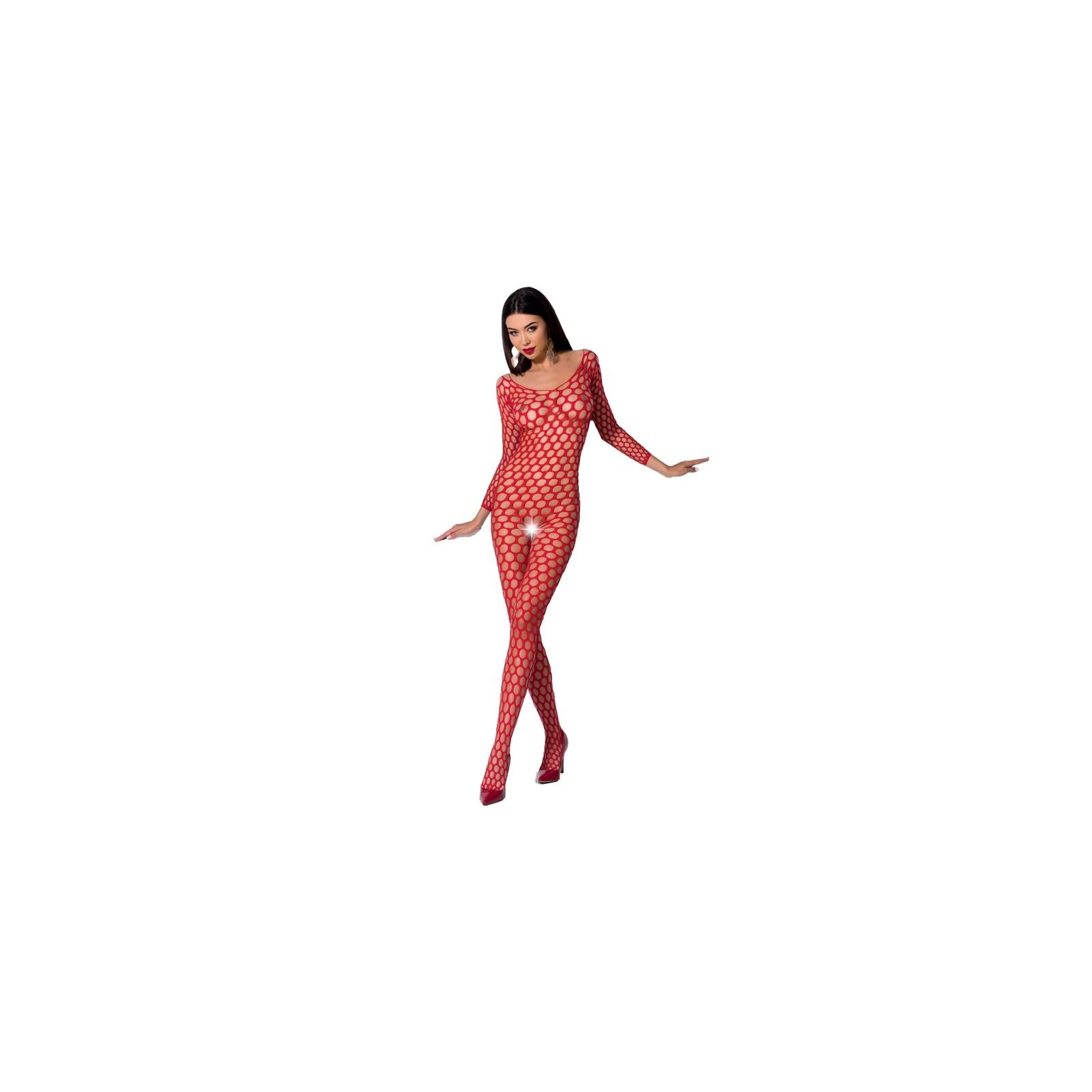 Passion Woman Bodystocking Talla Única Roja