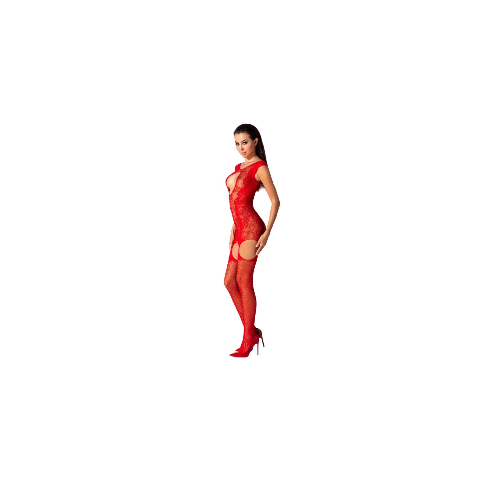 Passion - Woman Red Bodystocking for Seductive Moments