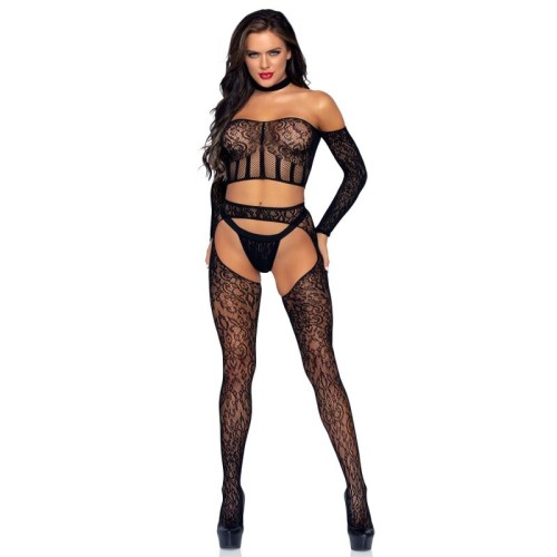 Leg Avenue Three Piece Set - Enhance Your Feminine Allure