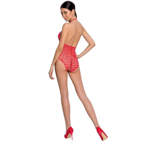 Bodystocking Rojo Talla Única Passion Diseño Sexy