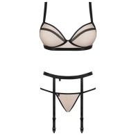 Obsessive Nudelia Set L/XL - Sensual Lingerie