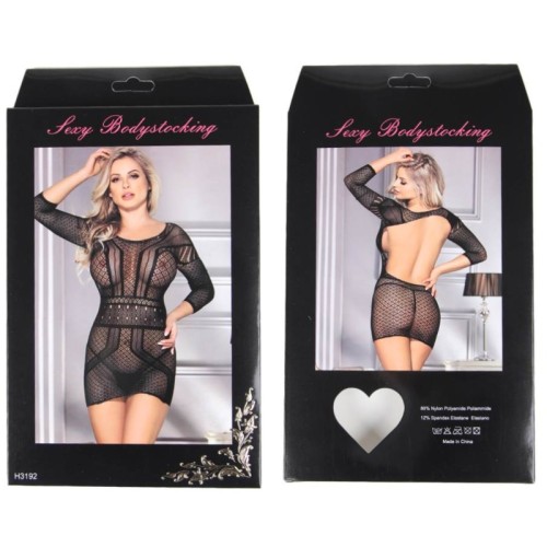 Buy Mesh Bodycon Dress Sleeves Queen Lingerie