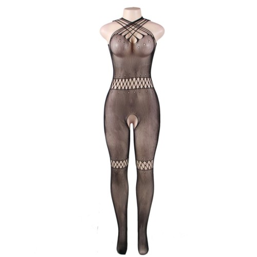 S-L Strap Bodystocking for Seductive Nights