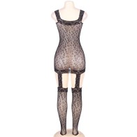 Bodystocking Estilo Leopardo - Queen Lingerie