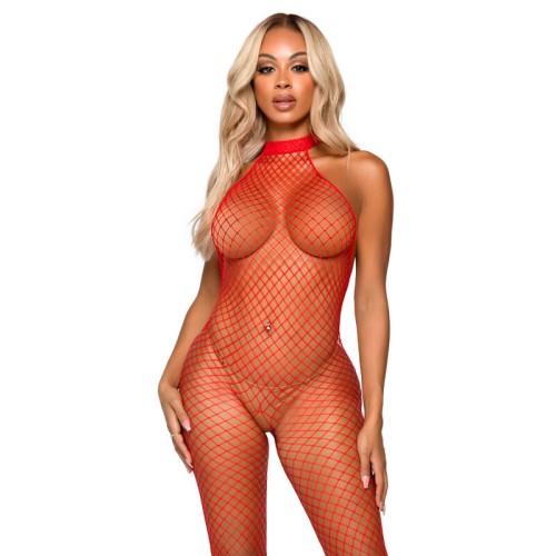 Leg Avenue Frivole Bodystocking Red