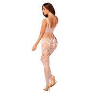 Bodystocking G330 Blanco de Obsessive