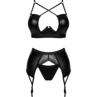 Obsessive Norides Black Lingerie Set