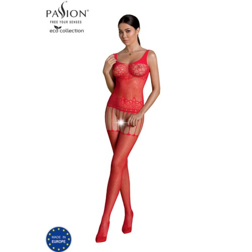 Passion Eco Collection Bodystocking Red