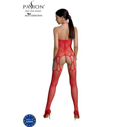 Passion Eco Collection Bodystocking Eco BS002 Red