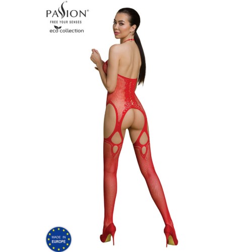 Passion Eco Collection Bodystocking Eco Bs013 Rojo