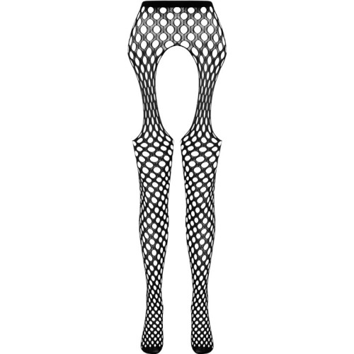 Passion Eco Collection Bodystocking Eco S003 Black - Sustainable Lingerie