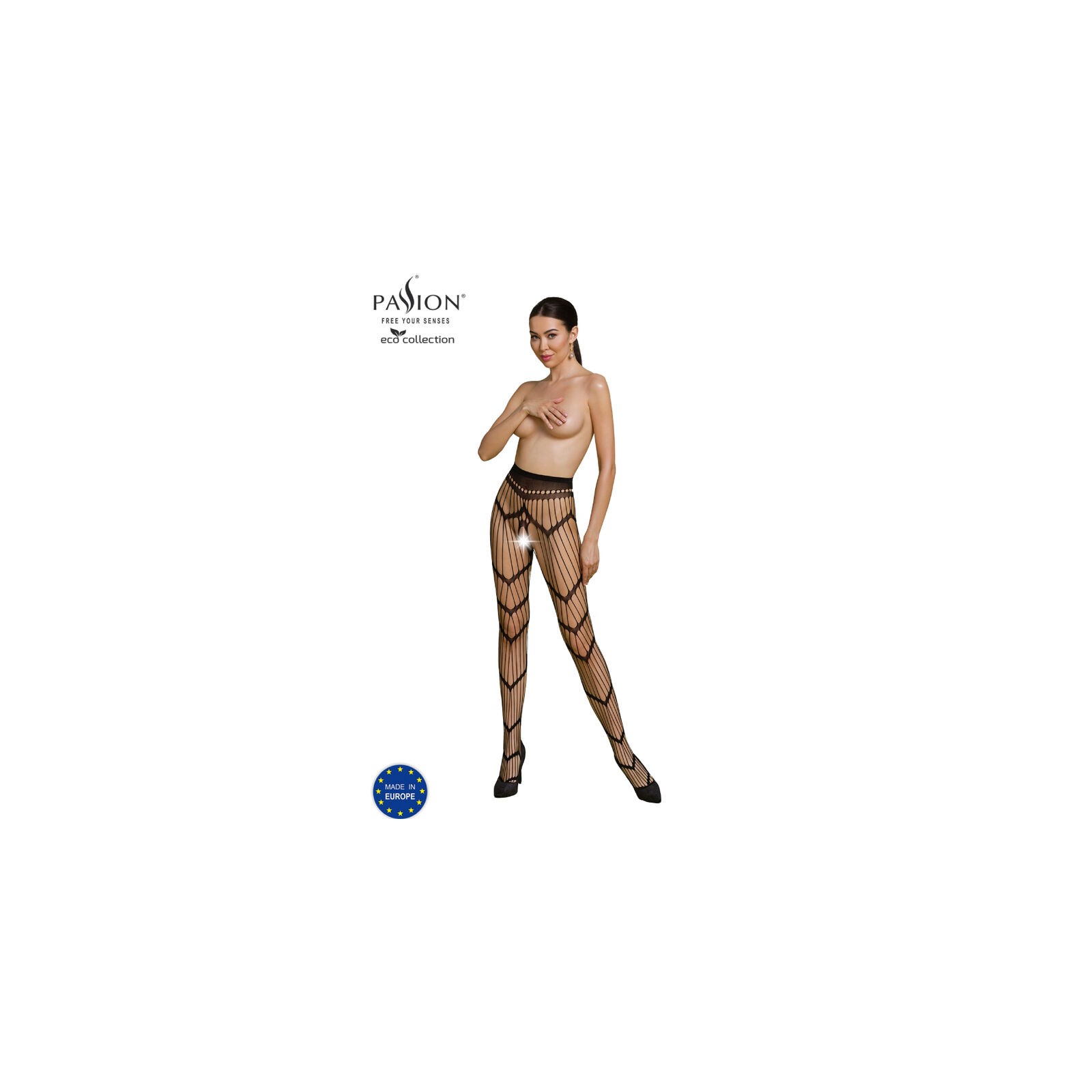 Passion Eco Collection Bodystocking Eco S006 Negro