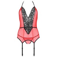 Passion - Peony Corset Red S/M