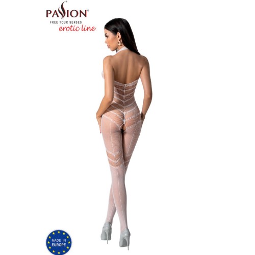 Passion Bodystocking Bs100 Blanco Talla Única