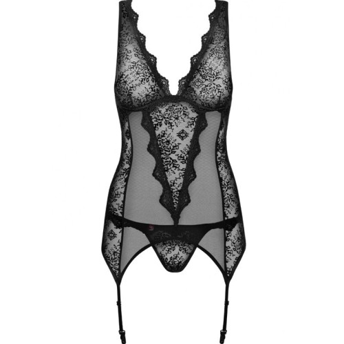 Obsessive Emperita Corset & Thong XXL for Intense Sensuality