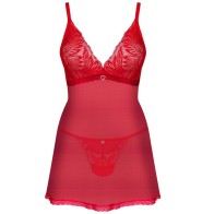 Obsessive Babydoll y Tanga Chilisa XS/S - Lencería Seductora