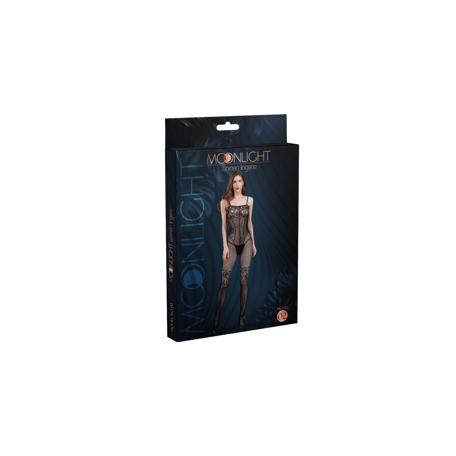 Model 2 Bodystocking Black One Size