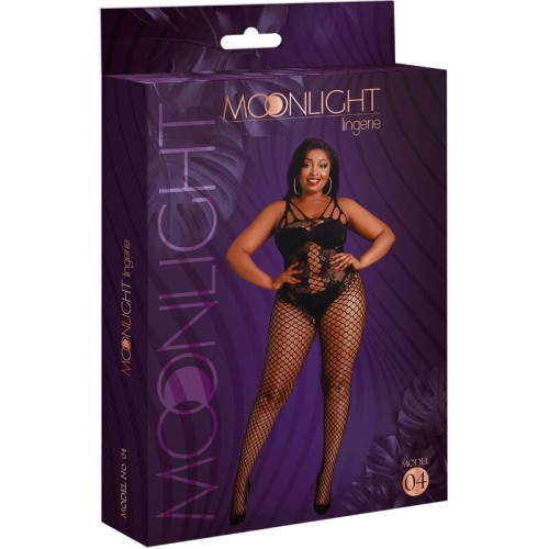 Bodystocking Negro Modelo 4 Talla Única / Plus Size