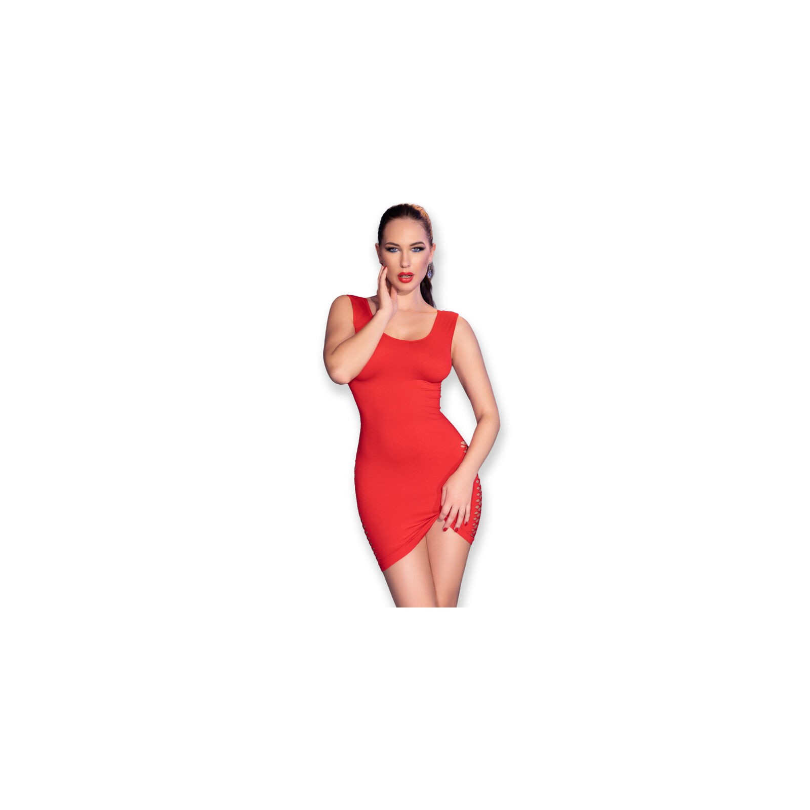 Chilirose CR 4622 Sexy Red Dress S/M