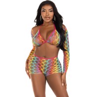 Leg Avenue Rainbow Set for Vibrant Style