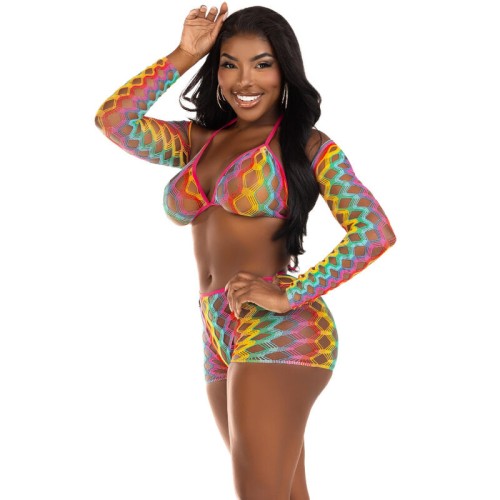 Leg Avenue Rainbow Set for Vibrant Style