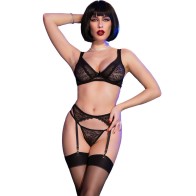 Chilirose CR 4692 Four-Piece Black Set