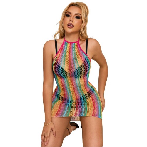 Subblime - 952341 Vestido De Rejilla Arcoiris Talla única