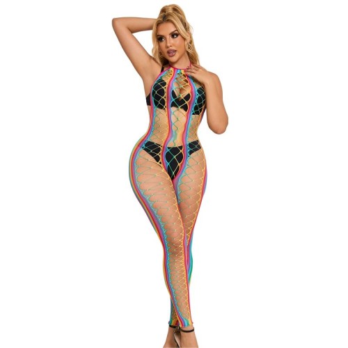 Subblime Rainbow Mesh Dress One Size