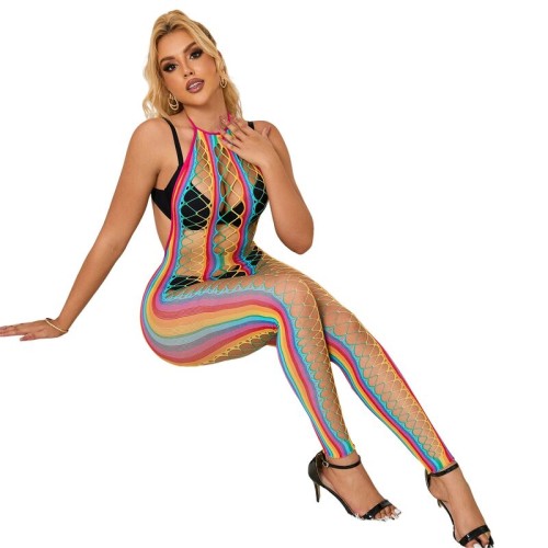 Subblime Rainbow Mesh Dress One Size