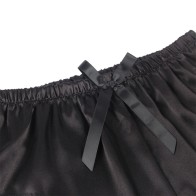 Subblime - Camisón de Seda negro con Pantalón de Encaje S/M