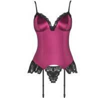 Livco Corsetti Agrafena Corset and Thong Set