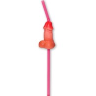 Pack of 5 Large Penis Straws for Parties