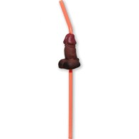 Big Black Penis Straws - Fun Party Accessory